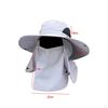 Lightweight Sun Hat with Detachable Face Neck Flap Cover for Outdoor Activities