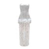 Women's Strapless Solid Color Patchwork Gauze Skirt Dress Fashion