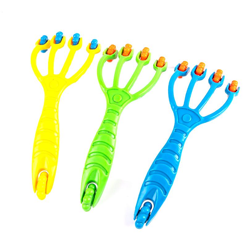 1Pcs Four Claw Type Body Massager Neck Back Face Roller Head Relaxation Tool