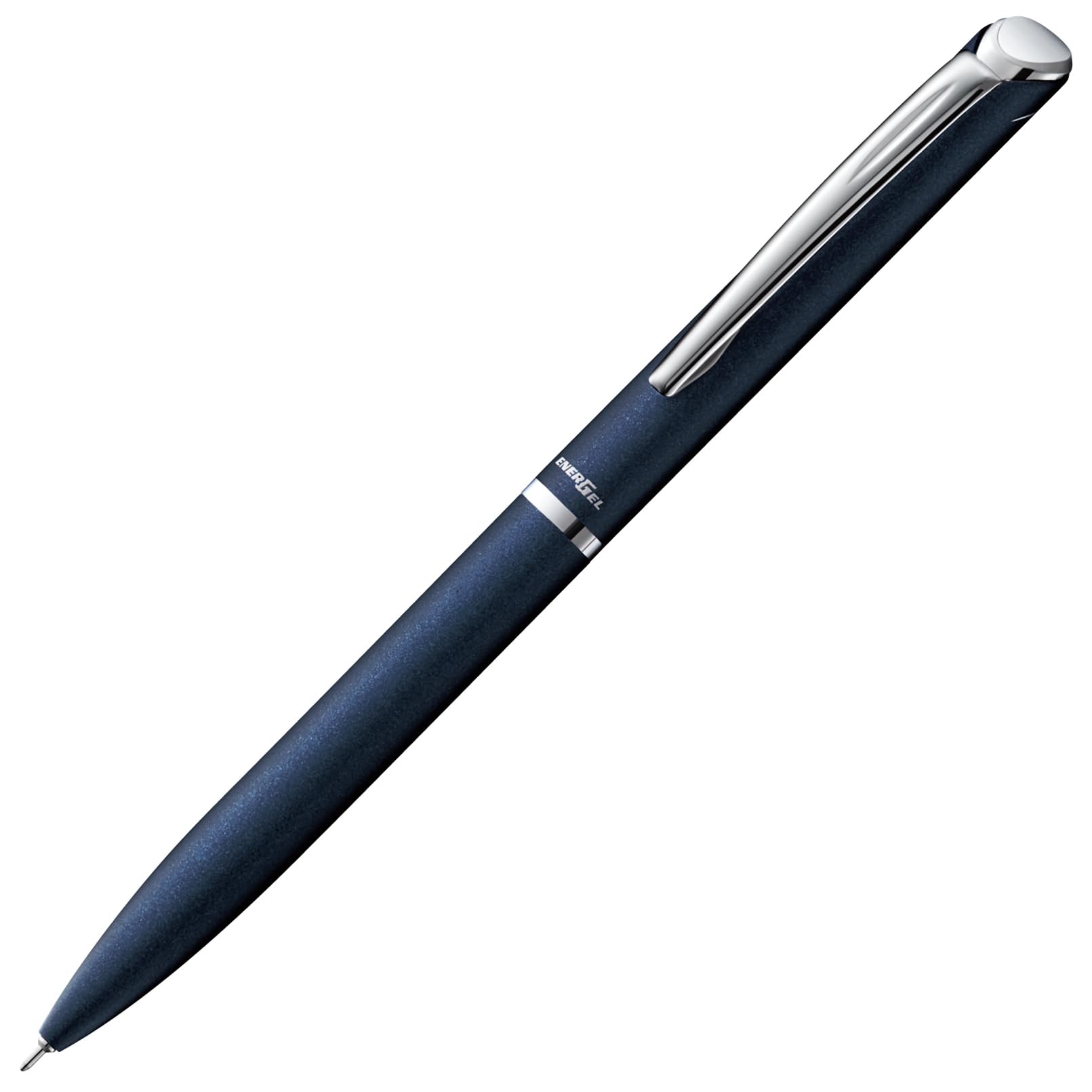 Pentel EnerGel Philography Ballpoint Gel Dark Blue BLN2005C Pen, Ink, 0.5mm, Barrel, (Black)