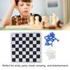 Chessmen with 1.89in King Plastic Chess Pieces with Chessboard for Adults Kids Party Supplies