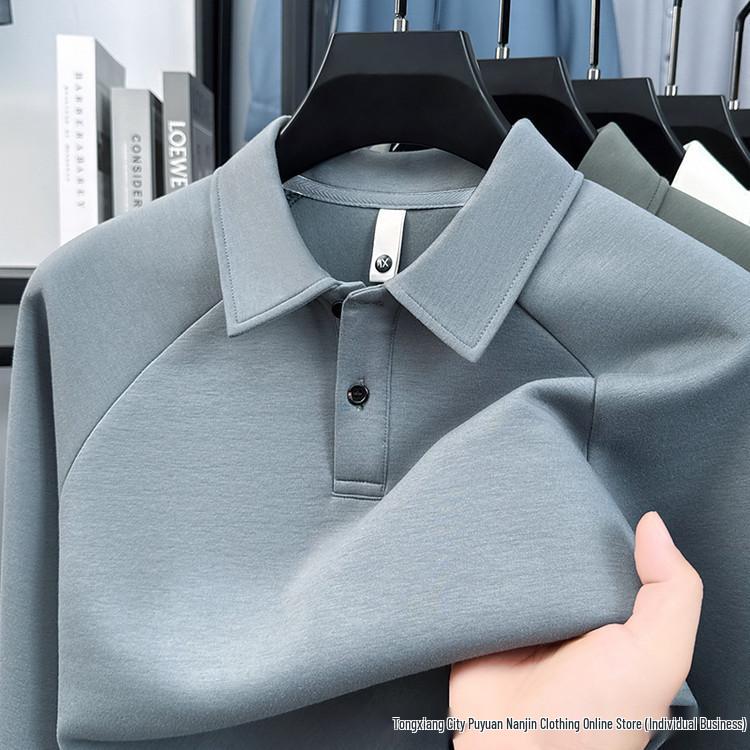 Autumn/Winter High-Quality 320g Long Sleeve Polo: Fashionable, Warm, Soft & Skin-Friendly Hoodie