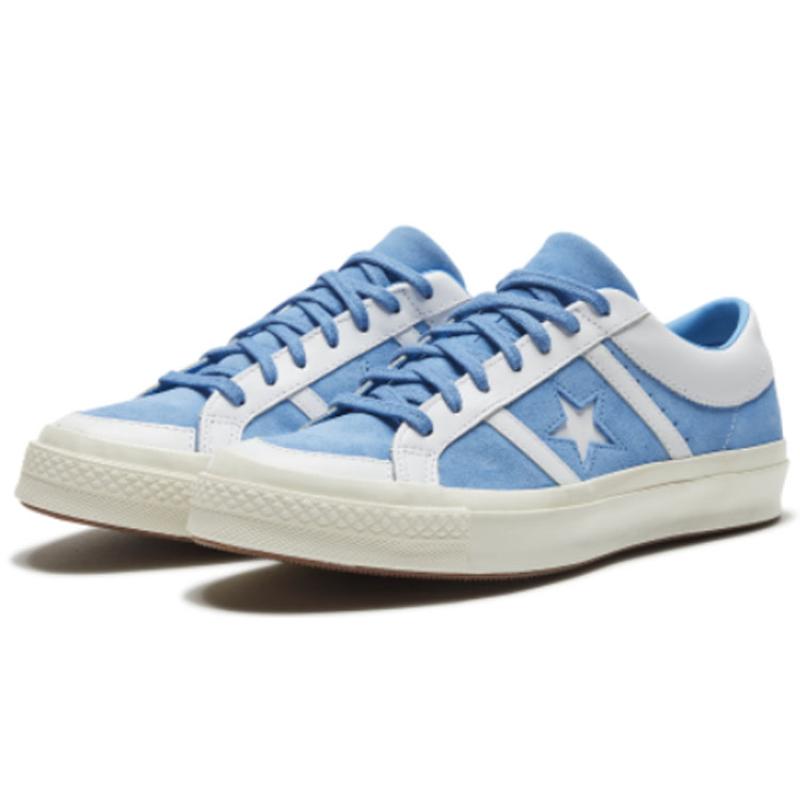 Converse One Star Simple and Versatile Breathable and Lightweight Low-Top Canvas Unisex Blue