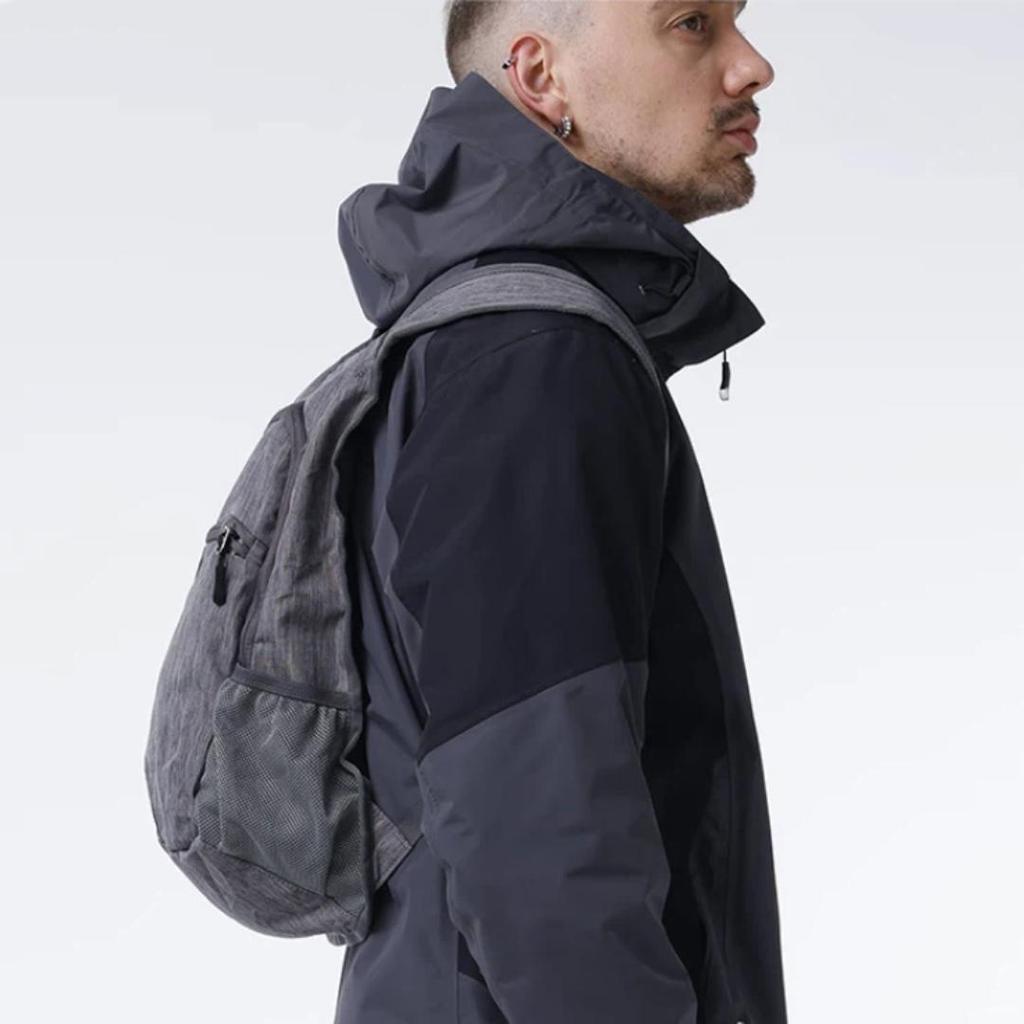ALPINT MOUNTAIN Folding Backpack, Hiking Bag, Cycling Backpack, Ultra-Light Portable Travel Trekking Pack, Dark Gray, 24*15*42cm