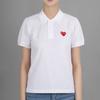 Comme des Garçons PLAY (WMNS) COMME Des GARCONS PLAY Polo Red Emblem 'White' Women's AZ-T005-051-5