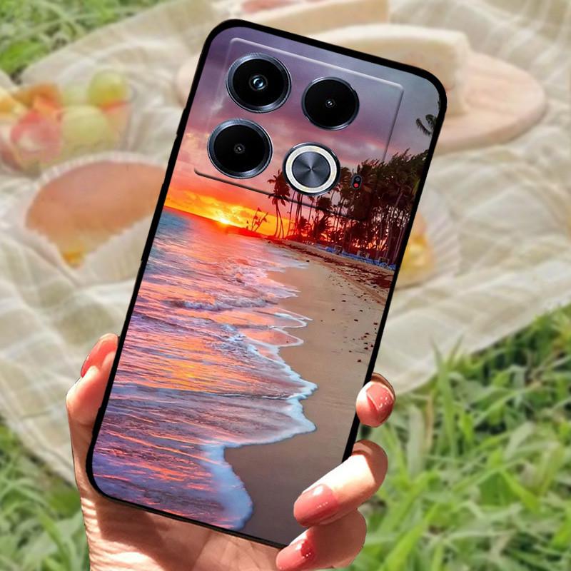 Pour Housse Infinix Note 40 Coques Mignonnes Pour Infinix Note 40 Silicone Souple TPU Coques Arrière Pour Infinix Note 40 X6853 Housse Protectrice