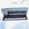 Wiederaufladbare 61-Tasten Elektronische Kinderkeyboard mit Mikrofon - Musikalisches Spielzeugklavier Geschenk