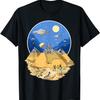 Ancient Egyptian Pyramids Aliens Space UFO Science Fiction T-Shirt