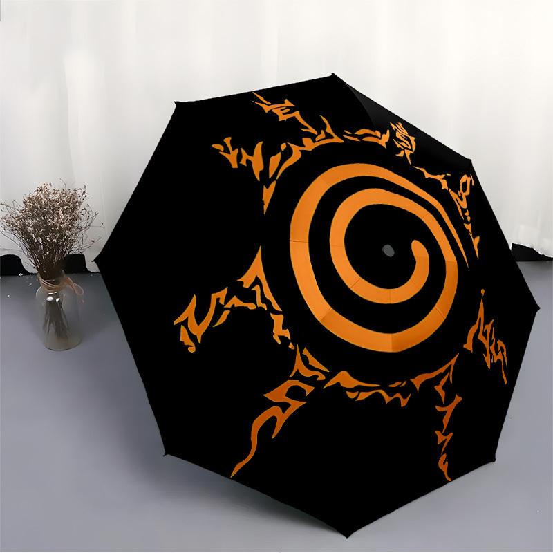 1pc Spiral Symbol Automatic Open/Close Umbrella   Compact Travel Umbrella, 8 Rib Heavy Duty, Perfect for Women & Men    A0923180
