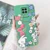 Casing For Redmi Note 9 9S 9Pro 4G Back Cover For Redmi Note 9 Pro Case Cute Cartoon Fashion Flowers Silicone Shockproof Bumper
