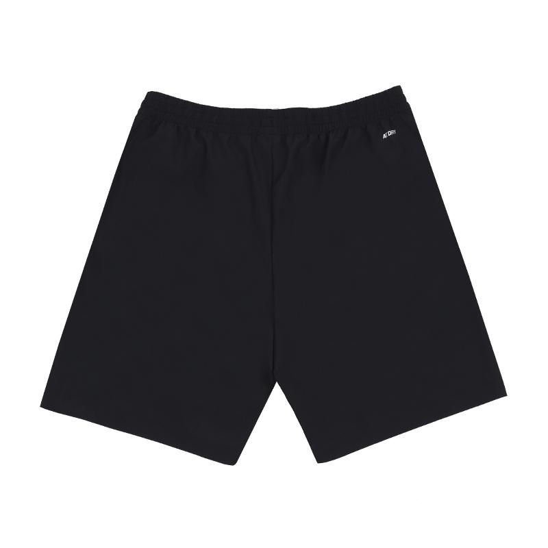 Li-Ning Letter Print Quick-Dry Breathable Loose Sports Shorts Unisex Shorts Black YKSU101-1