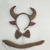 Animal Milk Ear Headwear Dairy Cattle Cow Hairband Party Favor Costume Cosplay