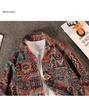 Men's Yarn-Dyed Jacquard Casual Swallowtail Jacket
