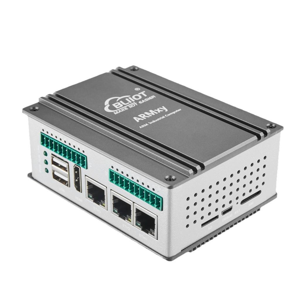 ARMxy Industrial Edge Gateway with Dual-core A7, Supports Node-red Development in Heterogeneous Multi-core Architecture.