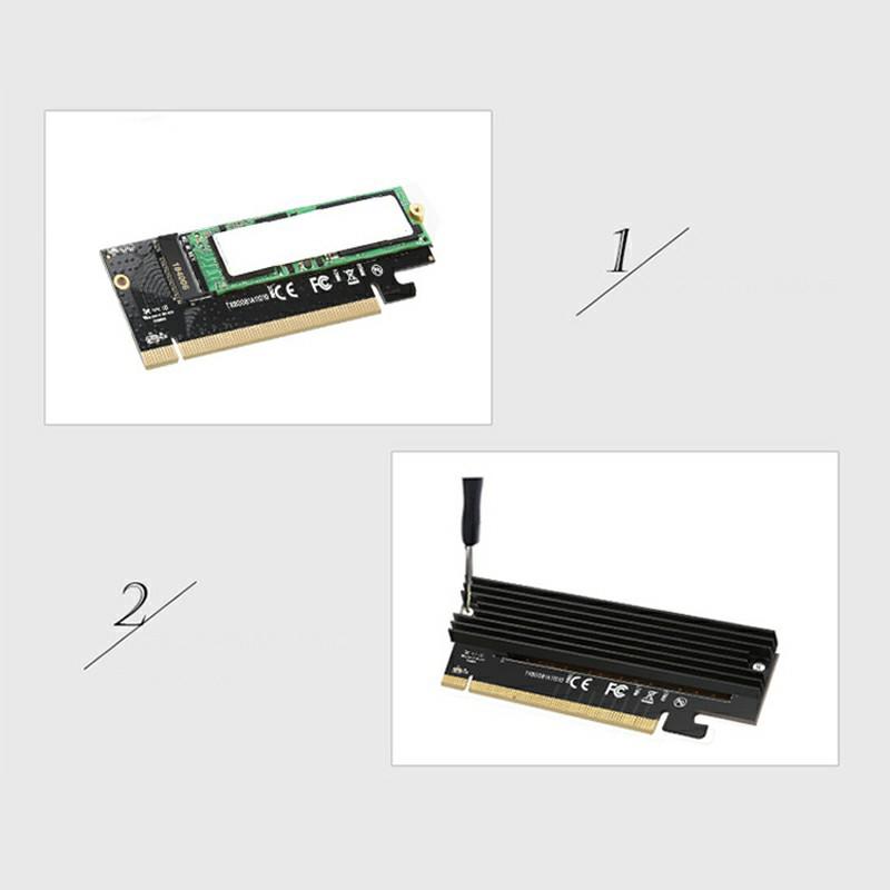 TXB008 Pcl-Express X16 SSD Adapter Card M.2 to PCIE3.0 Computer Expansion Card without Heat Sink