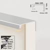 Concealed Edge-Banding Cabinet Door and Drawer Handle