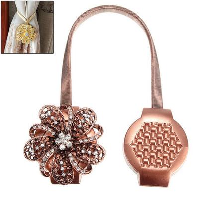 Magnetic Curtain Tie Backs Punch Free Drapes Tieback Buckle Clip Window Decor