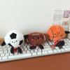 Basketball Tennis Plüsch Schlüsselanhänger Anhänger Badminton Fußball Puppe Simulierte Puppe Spielzeug Hängende Dekoration