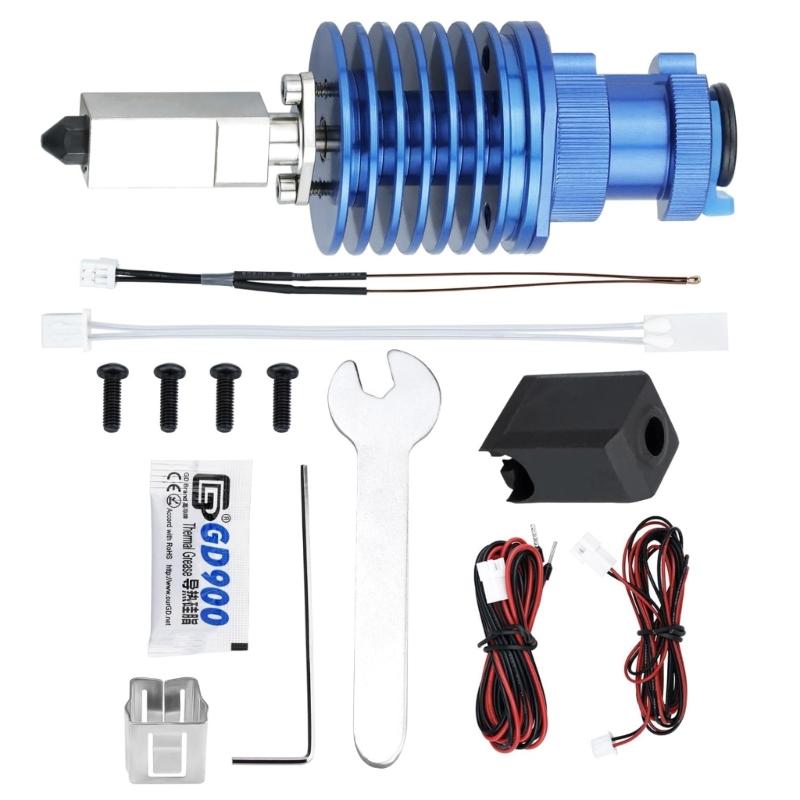 24 V 48 W Verbessertes Rapid Heat V6 Hotend Bimetall Heatbreak Keramik-Heizkerne Flow für 1,75 mm Filament 3D-Drucker