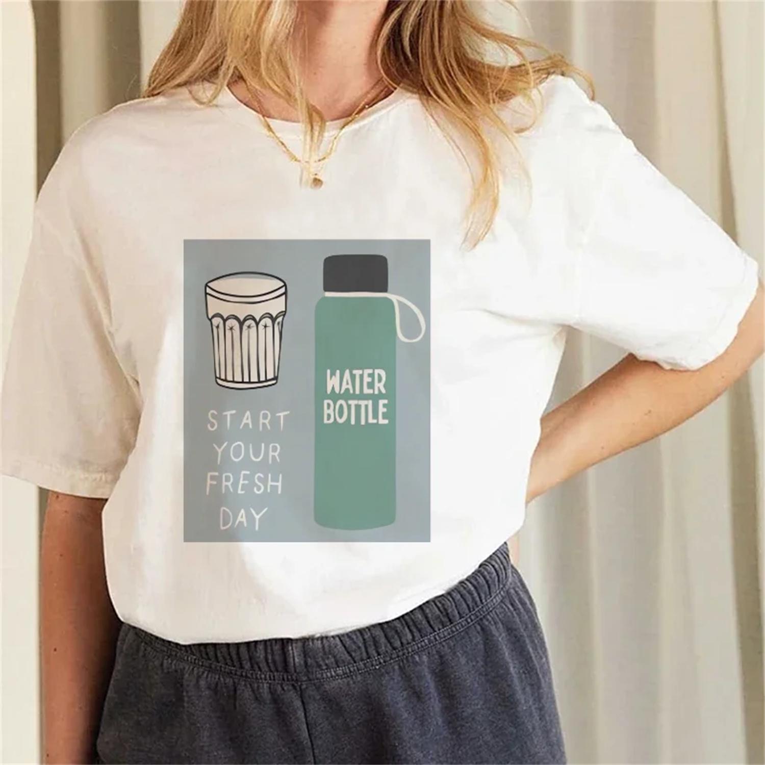 

Women s Summer T-Shirt Short Sleeved Kawaii Print 90s Round Neck Summer Street Cartoon Pattern Top Simple Casual Style T-Shirt XXXXXL