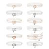 Faux Pearl Adjustable Pin Buckle Belt Dazzling Transparent Waistband Waist Corset for Women Students Slimming Belt