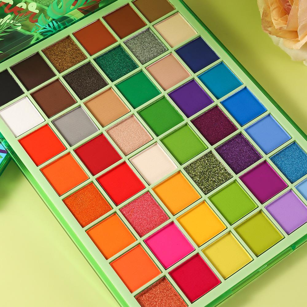 S.F.R 48-Color Pearlescent Matte Eyeshadow Palette: Waterproof, Smudge-Proof, Vibrant Dopamine Colors