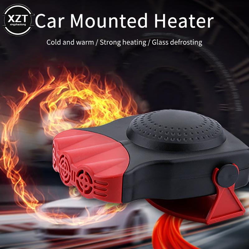 12V Car Heater Electric Heating Fan Portable Electric Dryer Windshield Defogging Demister Defroster For Car Home
