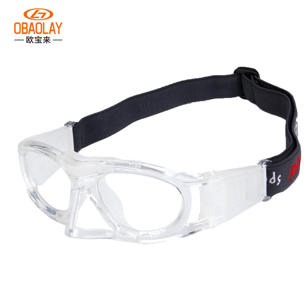 

Oubao anti-impact basketball, football, and badminton glasses Sports protective eyewear can be fitted with prescription lenses for basketball чистий