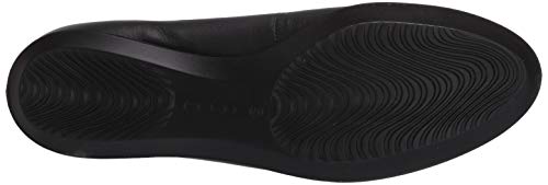ECCO Touch Ballerina 2.0 Echtes Leder Damen Ballerina Pumps, Schwarz, Größe 24.0 cm, 3E