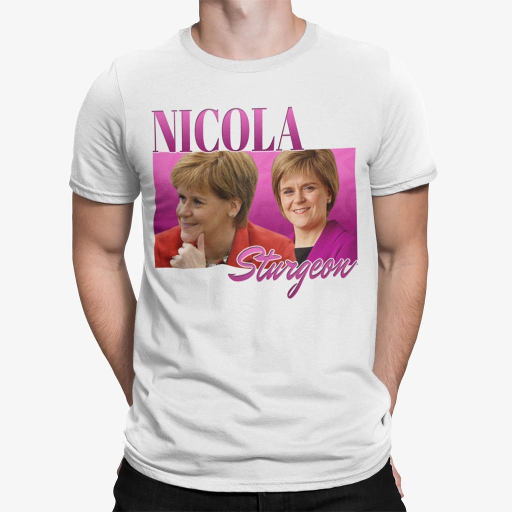 homage 90s stag do tv show film movie t shirt for nicola sturgeon fans