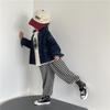 GL-kids Korean Style Autumn Cartoon T-shirt: Loose, Thickened, Easy-Match Long Sleeve for Boys and Girls