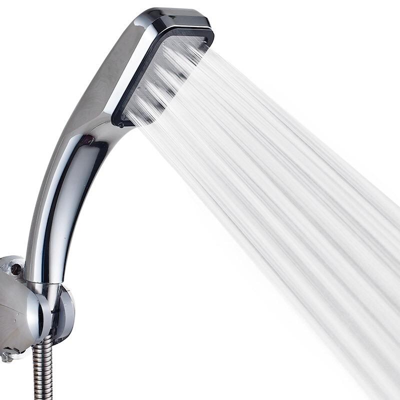High Quality Pressure Rainfall Shower Head 300 Holes Shower Head Water Saving Filter Spray Nozzle +Get One Bath Sponges Free