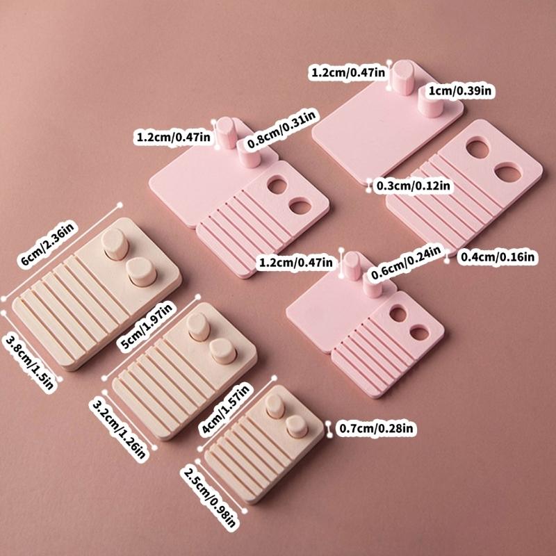 Flexible PLA Clay Earring Mould Set for Line Shaping and Creative Bowknot Designs In Jewelry Crafting