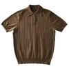 Men's Solid Color Short Sleeve Polo Shirt - Trendy, Versatile, and Youthful Style for Summer