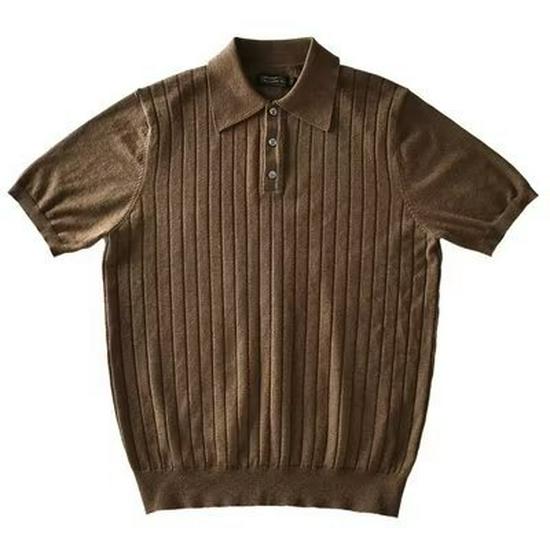 Men's Solid Color Short Sleeve Polo Shirt - Trendy, Versatile, and Youthful Style for Summer
