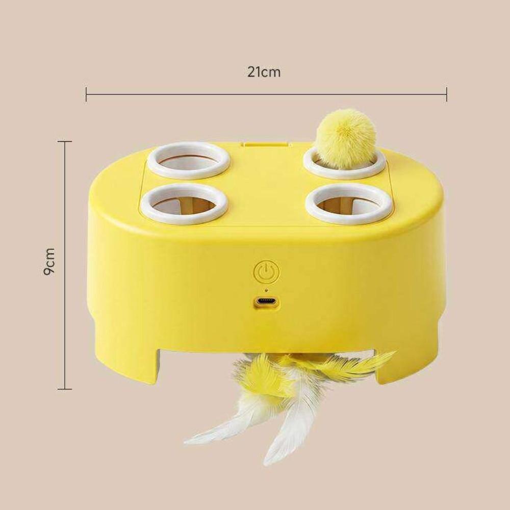 Electric Smart Cat Toys Rechargeable Cat Chase Game Toy New Automatic Pop-Up Toy  Pet Supplies