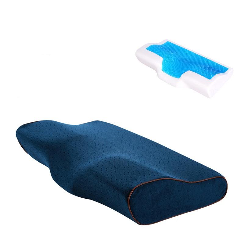 Pillow Gel Memory Pillow Slow Rebound Memory Cotton Butterfly Wave Pillow Core Gel Pillow