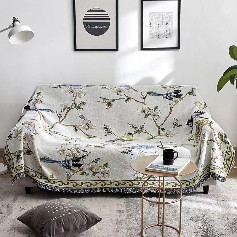 Мягкие пледы с кисточками — фото 5