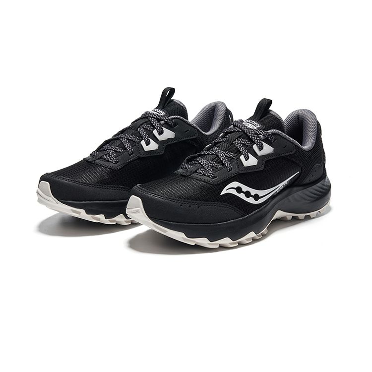 Saucony Aura TR Women's Black Fog Low Top Trail Running Sneakers S10862-05