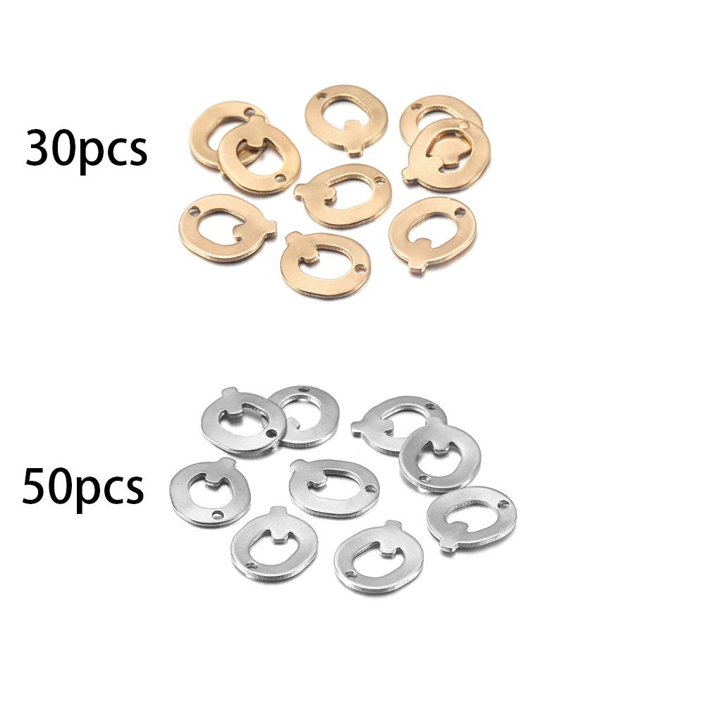 26/50 Stück Edelstahl Gold A-Z Buchstaben Anhänger Alphabet Charms Armband Ohrring für Damen Für DIY Schmuck Anhängerherstellung Zubehör