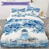 Watercolor style Pattern Bedding uilt Set uilt Cover Pillowcase Home Decoration Birthday Gift (1 * duvet cover + 2 * pillowcase  without core)