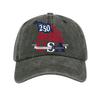 Adjustable Baseball Cap with Embroidered USA 250th Anniversary Flag Design Cotton Unstructured Dad Hat for Adults Men Women