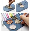 100Pcs Wax Seal Beads Material Retro Wax Seal Stamp Scrapbook Material Craft Decoration Wedding Birthday Stamp Wax Lacquer Seals