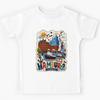 Hamburg Germany Maritime Travel Souvenir Art Kids T-Shirt