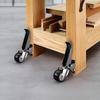 1pcs SucceBuy 165 lbs 2.5"  Workbench Caster Wheels Side Mounted Retractable Stepdown Wheel 360° Swivel for Tables Equipment