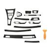 For BMW 3 Series E90 2005-2013 RHD Interior Film Car Front Light Dashboard Central Panel Trim Cover Sticker Carbon Fiber Vinyl