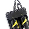 For 18650 26650 Battery Charger 1-4 Slots Dual 18650 Charging 4.2V Rechargeable Lithium Battery USB Charger