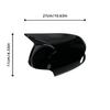 Carbon Fiber Style Black Rearview Side Mirror Cover Cap Fit For Volkswagen VW Beetle 2002-2010 Accessories
