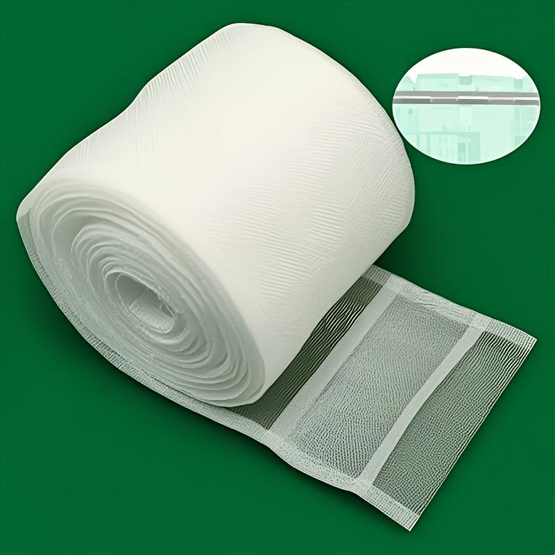 Transparent Pleated Curtain Tape Nylon Folding Tape Reinforced Hanging Strips White Flat Style For Hooking Curtains And Home Diy