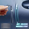 4Pcs Car Door Edge Guard Flexible PVC Side Door Protector Waterproof Self Adhesive Anti-Collision Protection Strip Universal